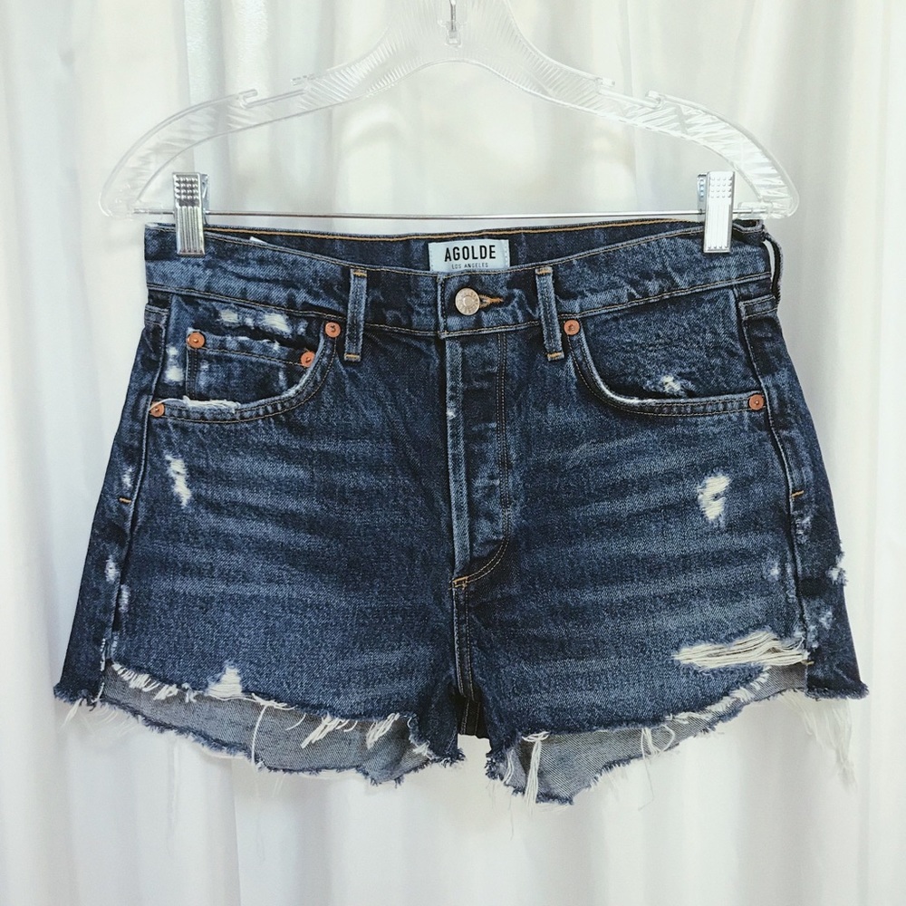 AGOLDE denim shorts